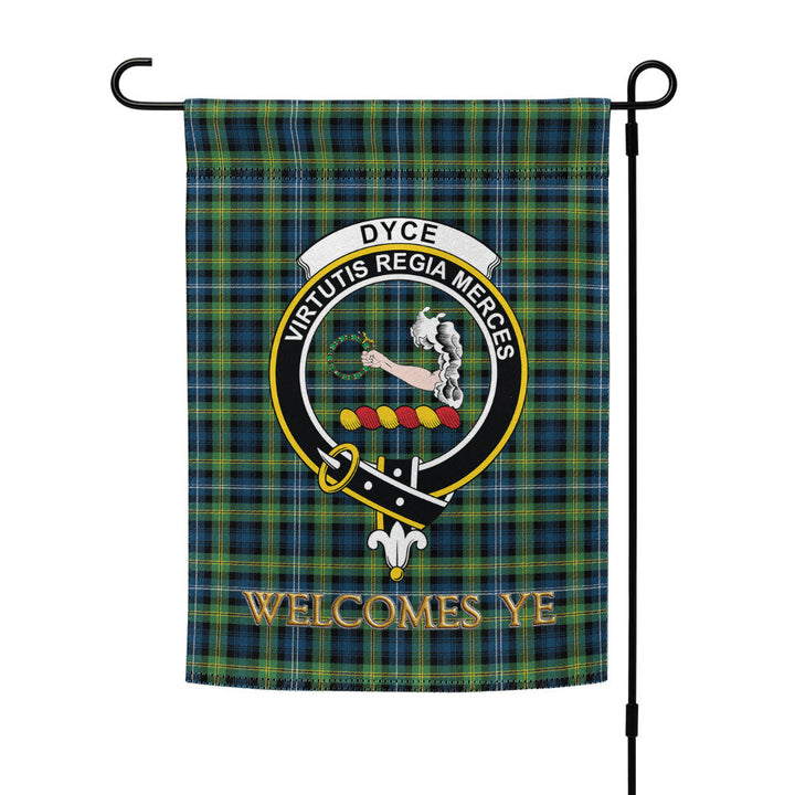 Dyce Modern Clan Badge Tartan Garden Flag