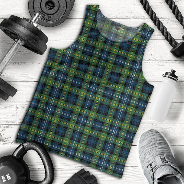 Dyce Modern Clan Badge Tartan Men Tank Top