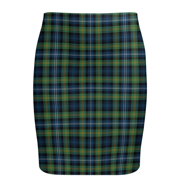 Dyce Modern Tartan Fitted Skirt