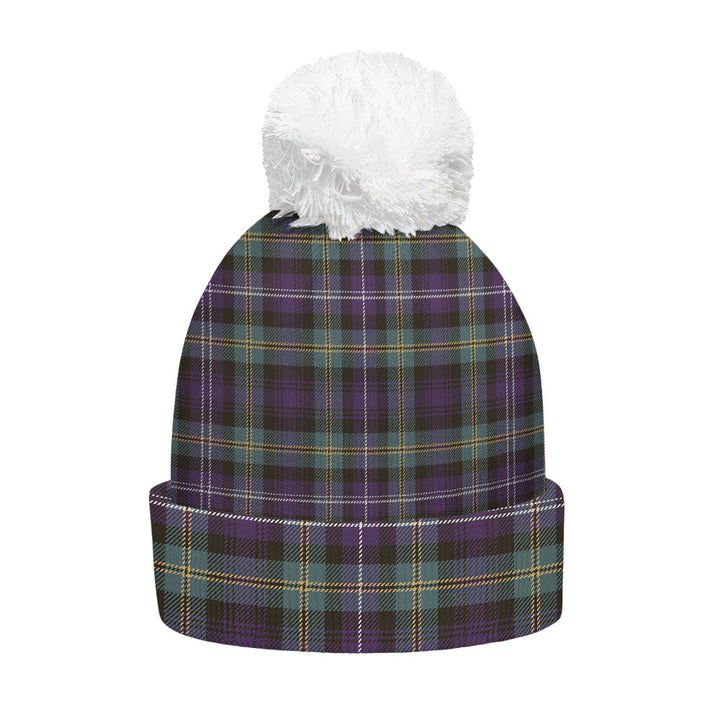 Dyce Weathered Clan Badge Tartan Bobble Beanie Hat