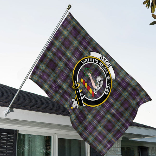 Dyce Weathered Clan Badge Tartan House Flag