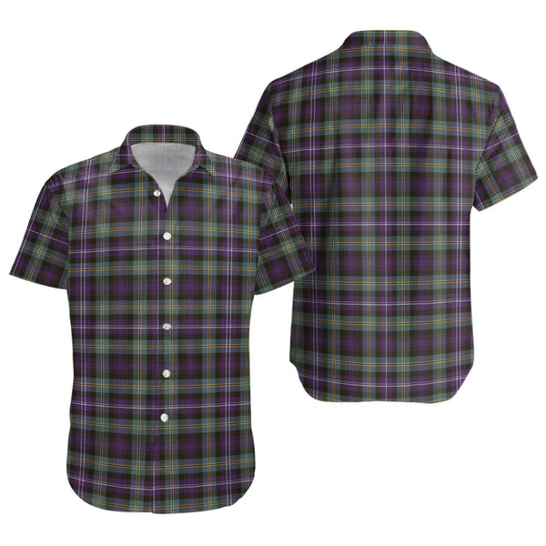 Dyce Weathered Clan Badge Tartan Short Sleeve Shirt
