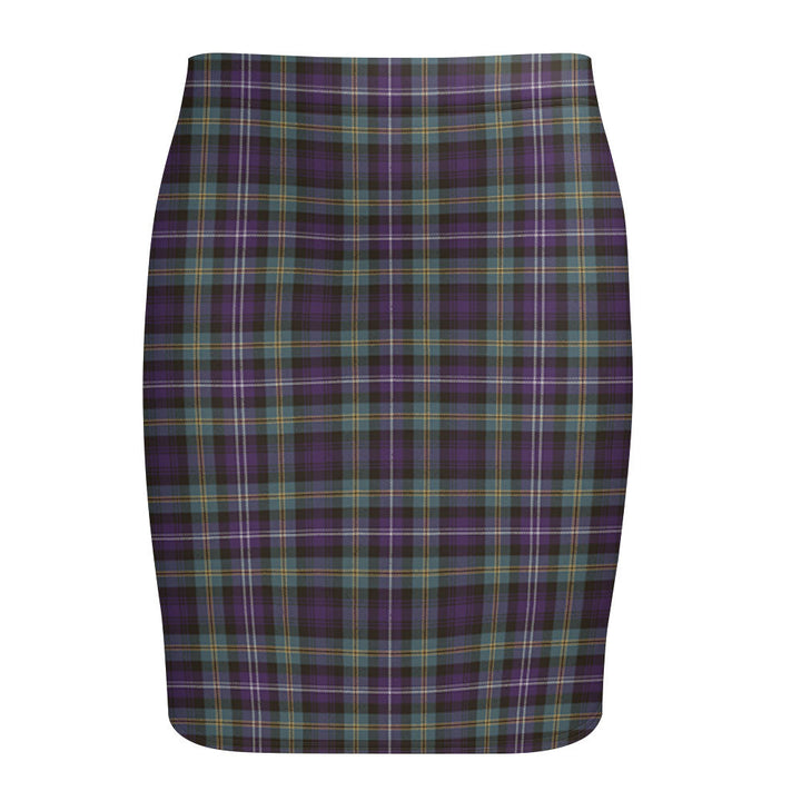 Dyce Weathered Tartan Fitted Skirt