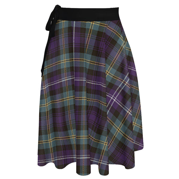 Dyce Weathered Tartan Wrap Skirt