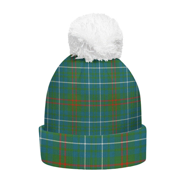 Edmonstone Ancient Clan Badge Tartan Bobble Beanie Hat
