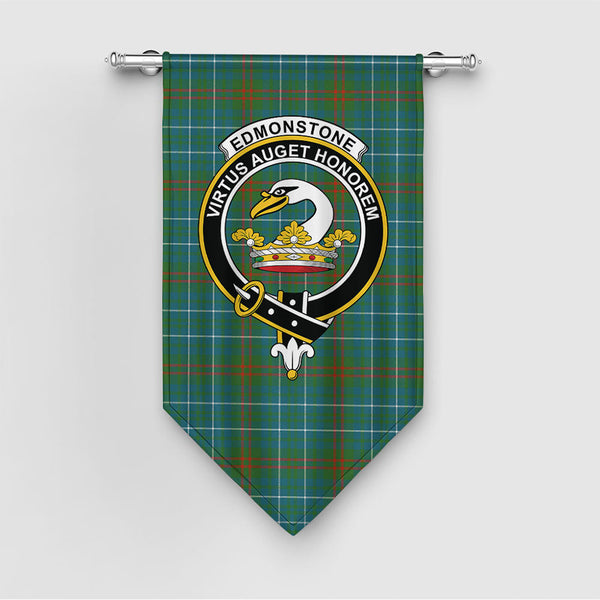 Edmonstone Ancient Clan Badge Tartan Gonfalon