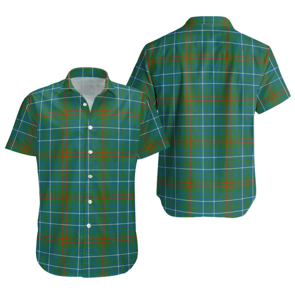 Edmonstone Ancient Clan Badge Tartan Short Sleeve Shirt