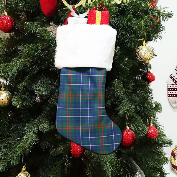 Edmonstone Modern Clan Badge Tartan Christmas Stocking