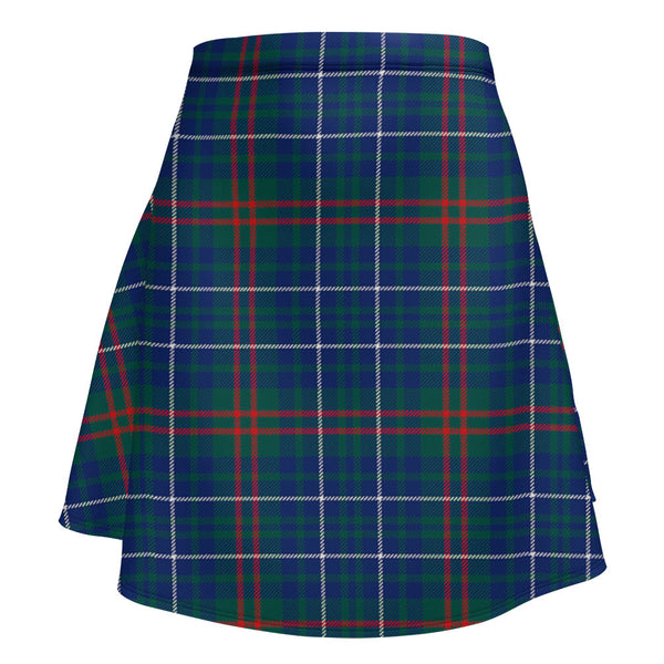 Edmonstone Modern Clan Badge Tartan Flared Skirt
