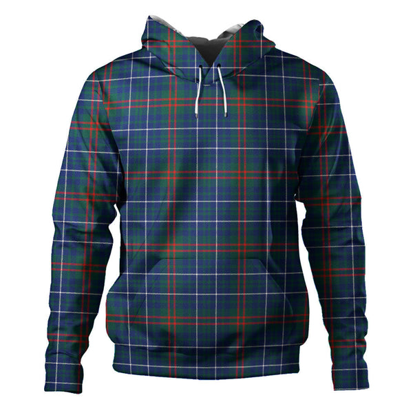 Edmonstone Modern Clan Badge Tartan Hoodie