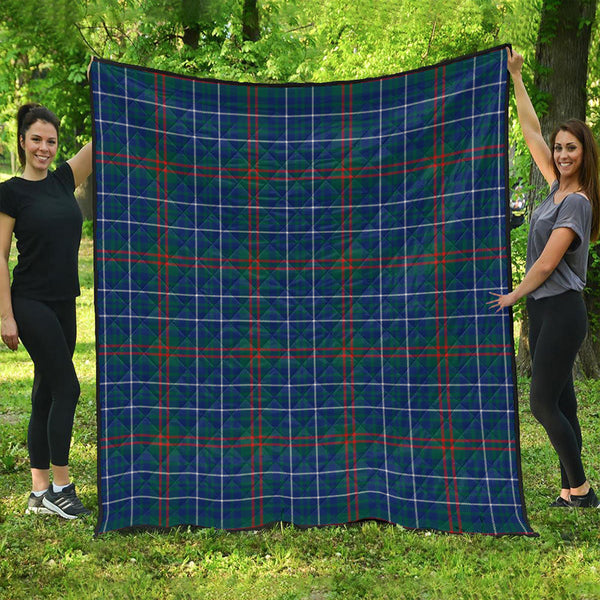 Edmonstone Modern Clan Badge Tartan Premium Quilt