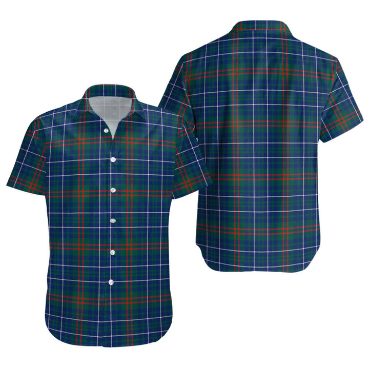 Edmonstone Modern Clan Badge Tartan Short Sleeve Shirt