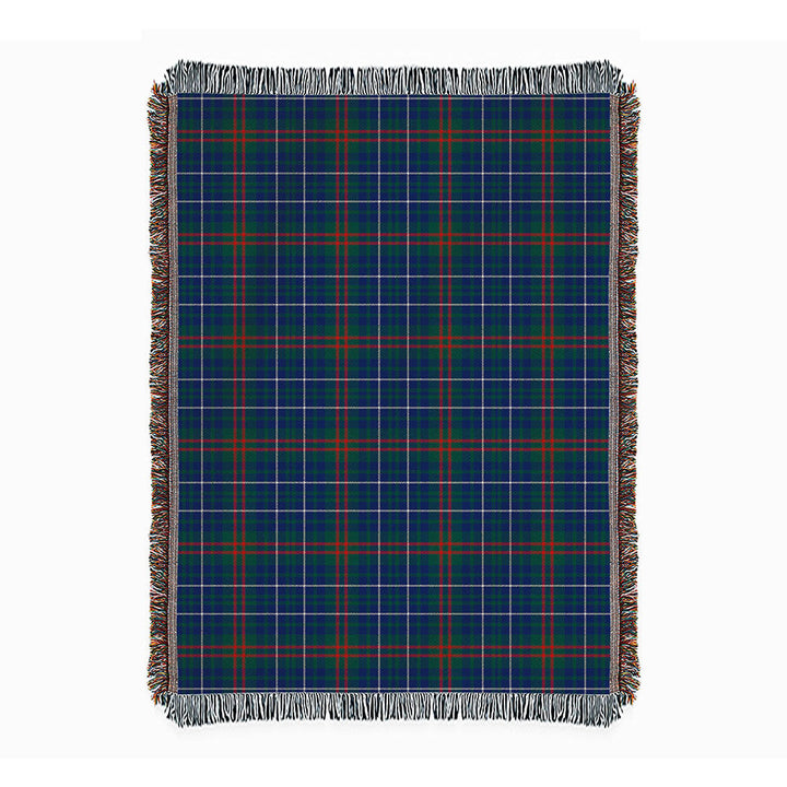 Edmonstone Modern Clan Badge Tartan Woven Blanket