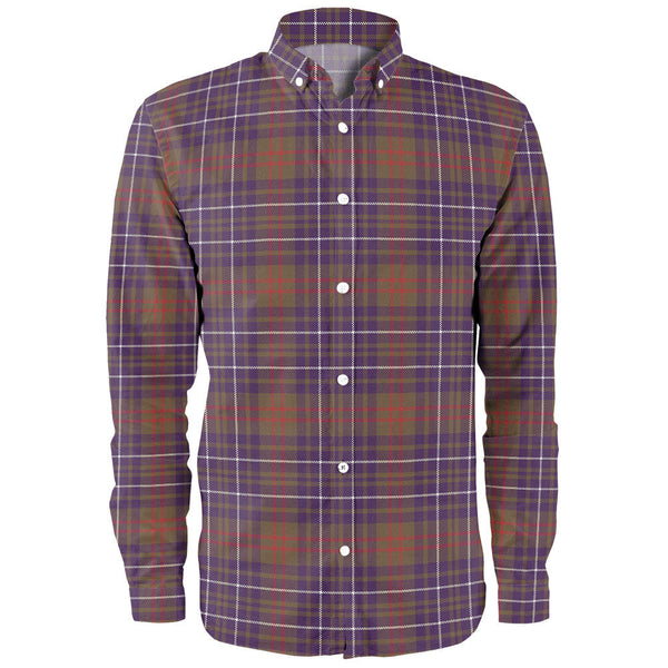 Edmonstone Weathered Clan Badge Tartan Long Sleeve Shirt