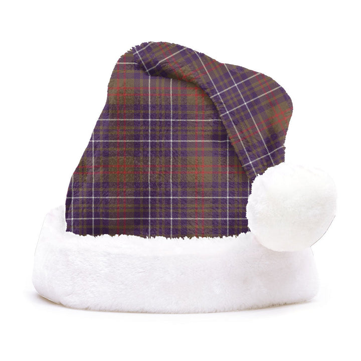 Edmonstone Weathered Clan Badge Tartan Plush Christmas Hat