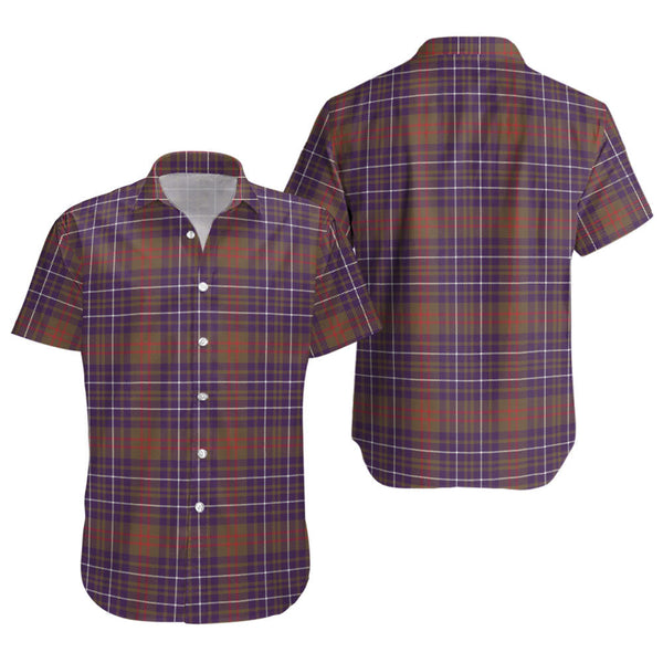 Edmonstone Weathered Clan Badge Tartan Short Sleeve Shirt
