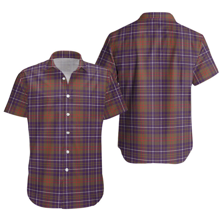 Edmonstone Weathered Clan Badge Tartan Short Sleeve Shirt