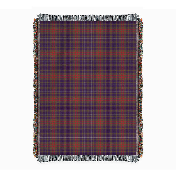 Edmonstone Weathered Clan Badge Tartan Woven Blanket