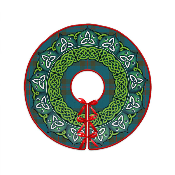 Elliot (Ellot) Ancient Clan Badge Tartan Christmas Tree Skirt Heritage Holiday Decor