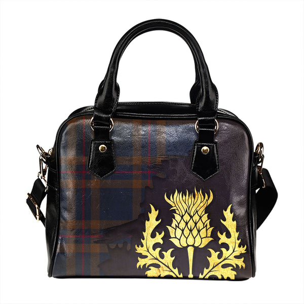 Elliot (Ellot) (Clans Originaux) Modern Tartan Shoulder Handbag Thistle Oldest Style