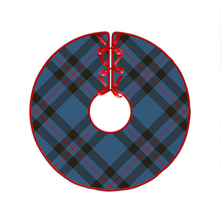 Elliot (Ellot) Modern Clan Badge Tartan Christmas Tree Skirt