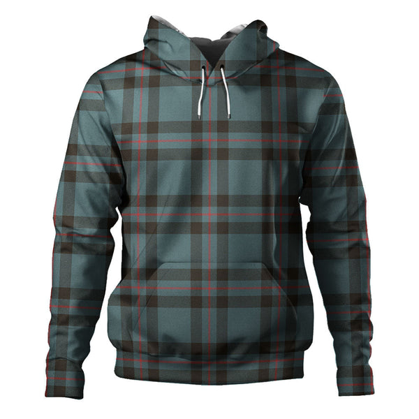 Elliot (Ellot) Weathered Clan Badge Tartan Hoodie