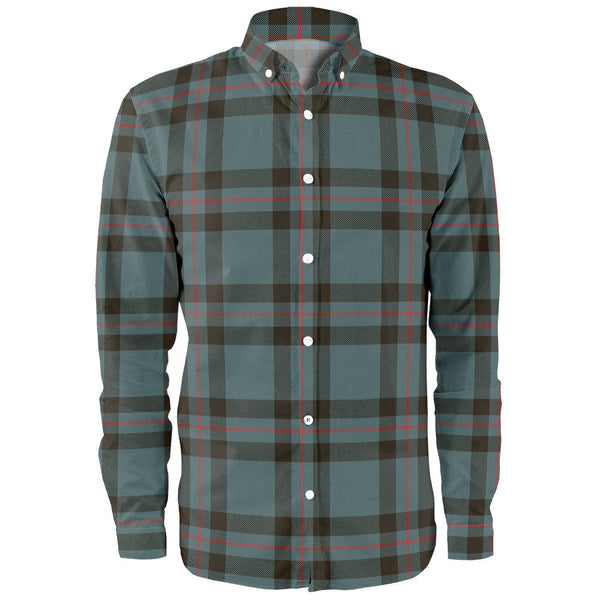 Elliot (Ellot) Weathered Clan Badge Tartan Long Sleeve Shirt