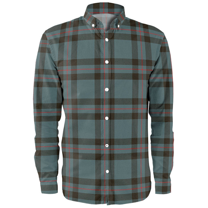 Elliot (Ellot) Weathered Clan Badge Tartan Long Sleeve Shirt