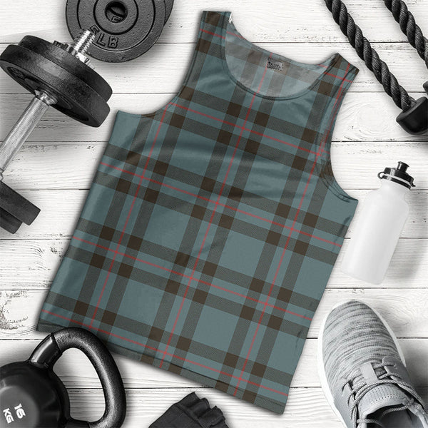 Elliot (Ellot) Weathered Clan Badge Tartan Men Tank Top