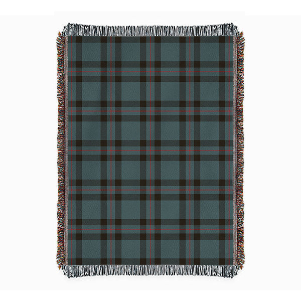 Elliot (Ellot) Weathered Clan Badge Tartan Woven Blanket