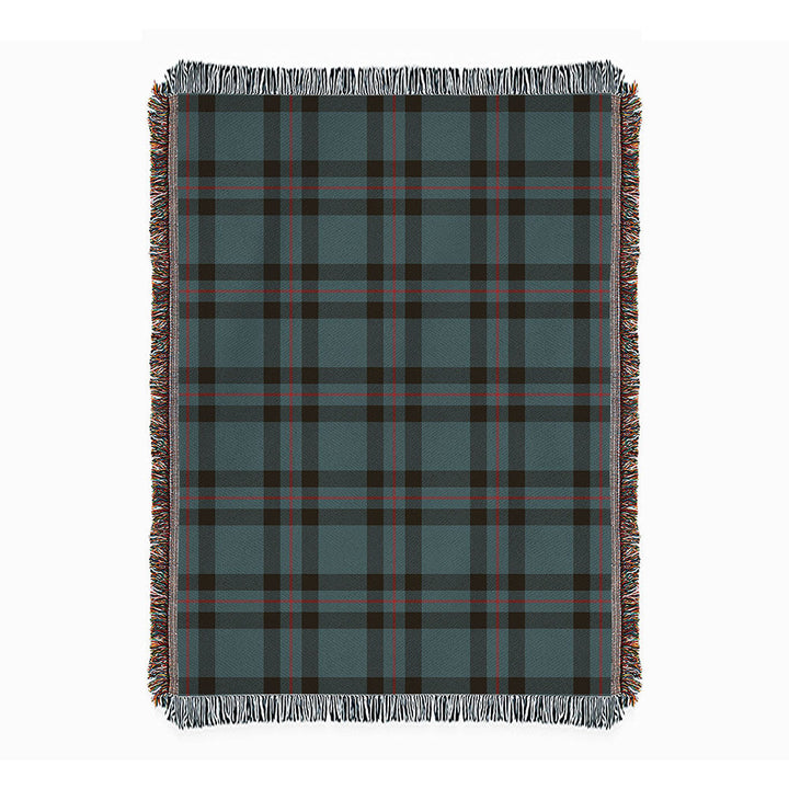 Elliot (Ellot) Weathered Clan Badge Tartan Woven Blanket