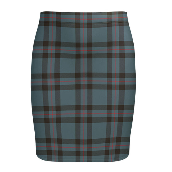 Elliot (Ellot) Weathered Tartan Fitted Skirt