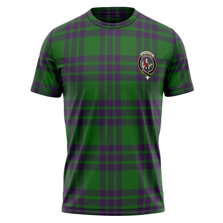Elphinstone Ancient Clan Badge Tartan T-Shirt
