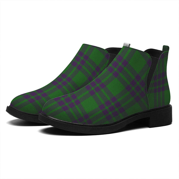 Elphinstone Ancient Tartan Flat Ankle Boots