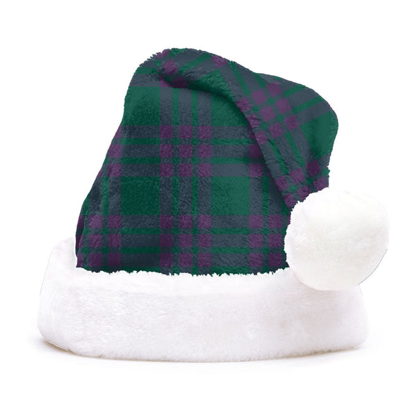 Elphinstone Modern Clan Badge Tartan Plush Christmas Hat