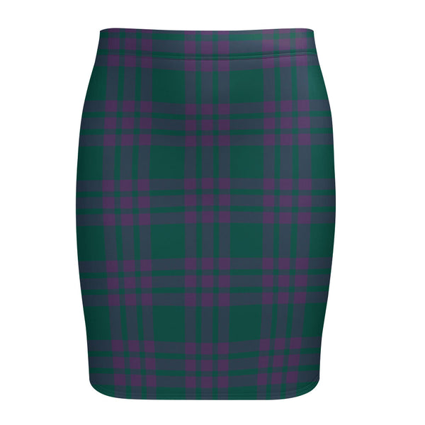 Elphinstone Modern Tartan Fitted Skirt