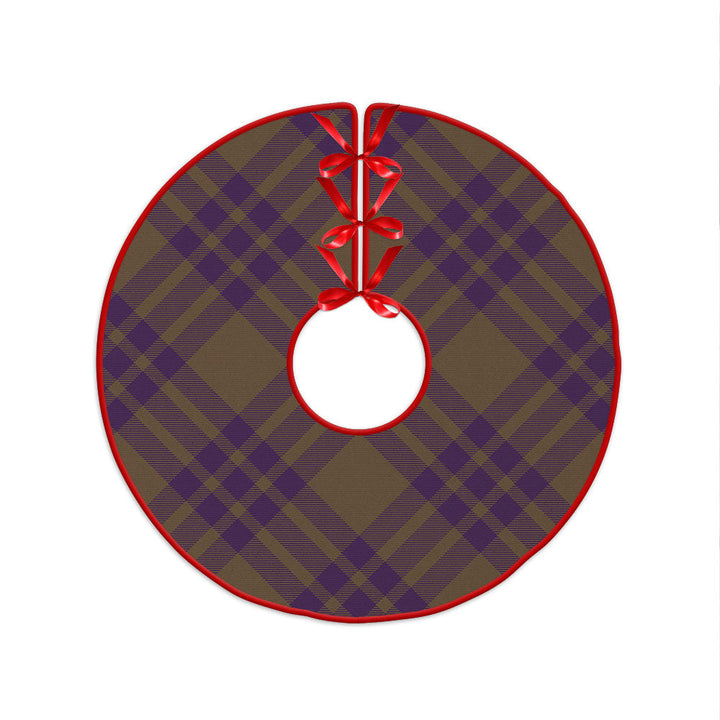 Elphinstone Weathered Clan Badge Tartan Christmas Tree Skirt