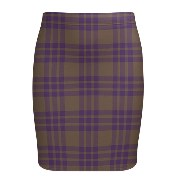 Elphinstone Weathered Tartan Fitted Skirt