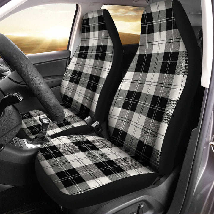 Erskine Black & White Clan Badge Tartan Car Seat Covers
