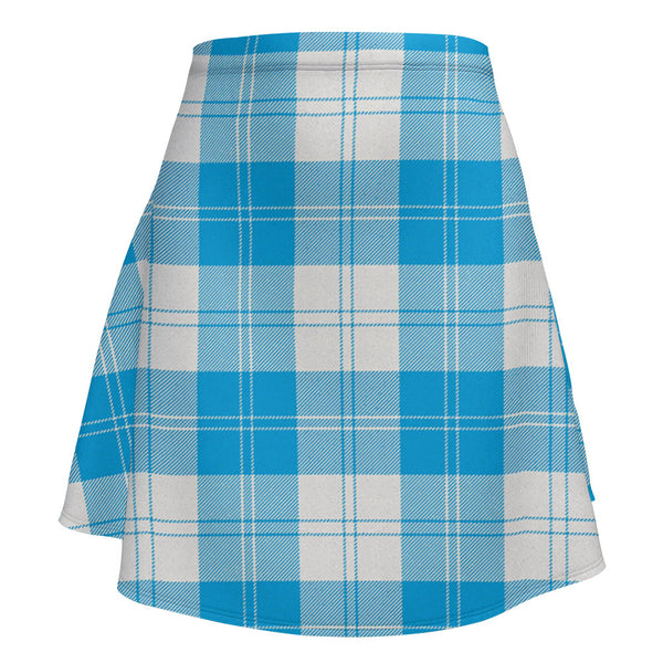Erskine Blue Clan Badge Tartan Flared Skirt