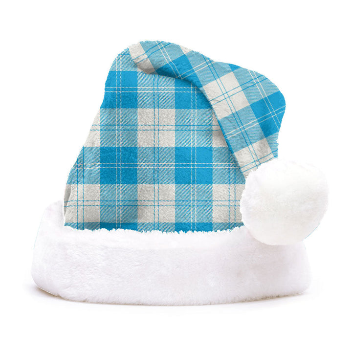 Erskine Blue Clan Badge Tartan Plush Christmas Hat