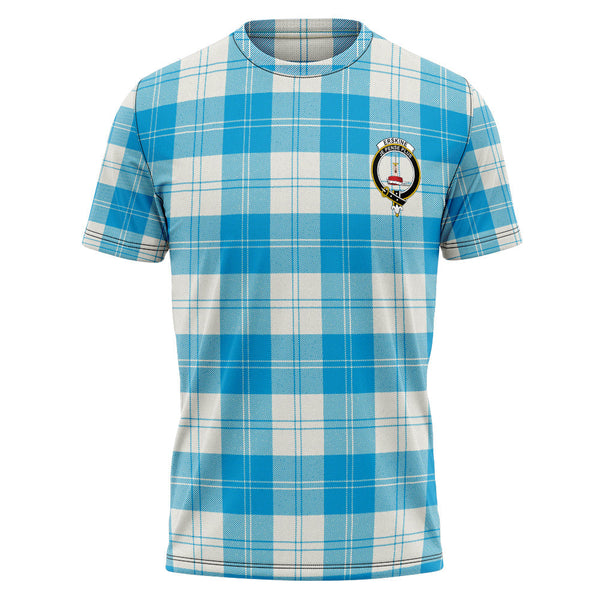 Erskine Blue Clan Badge Tartan T-Shirt