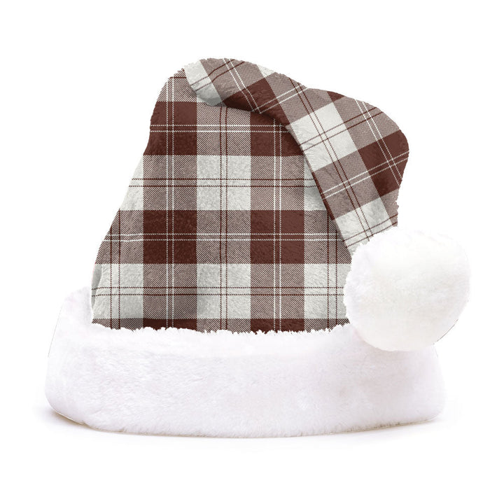 Erskine Burgundy Clan Badge Tartan Plush Christmas Hat