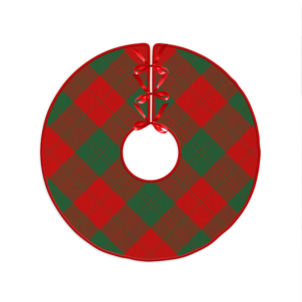 Erskine Clan Badge Tartan Christmas Tree Skirt