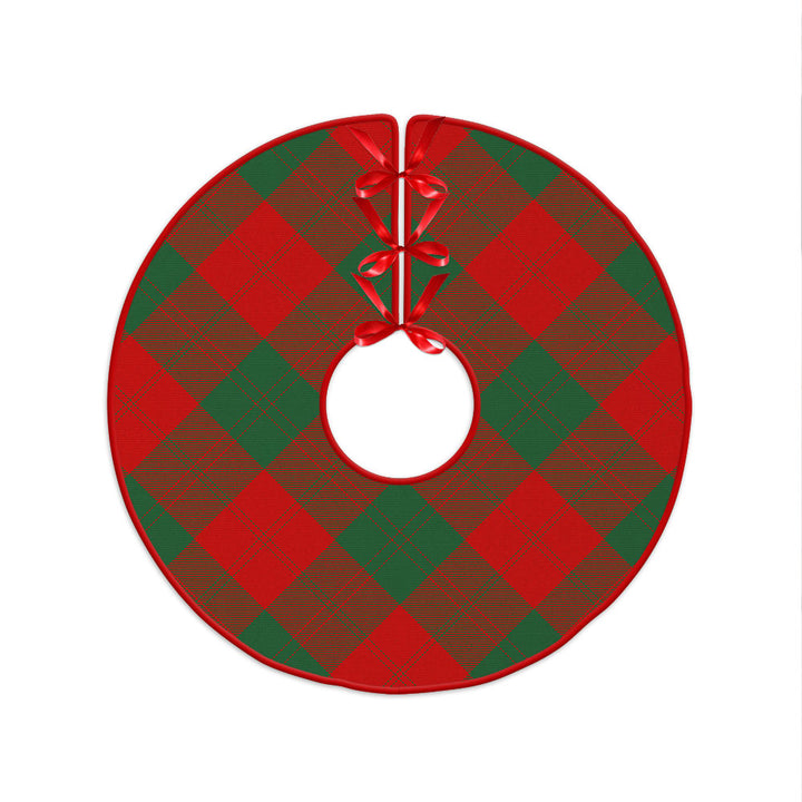 Erskine Clan Badge Tartan Christmas Tree Skirt