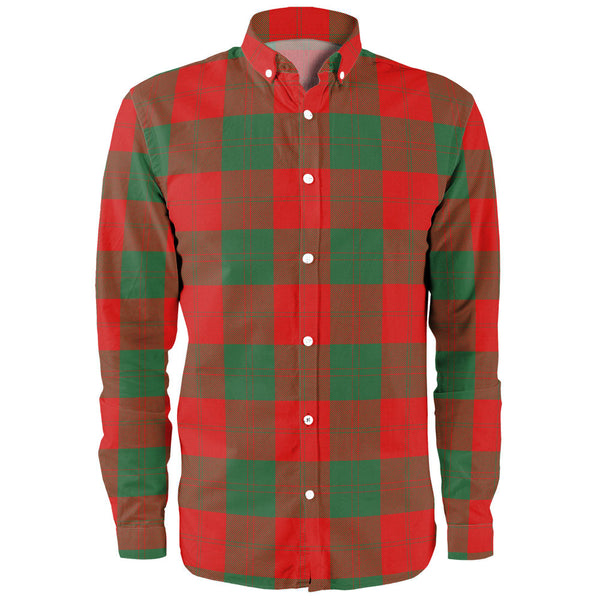 Erskine Clan Badge Tartan Long Sleeve Shirt