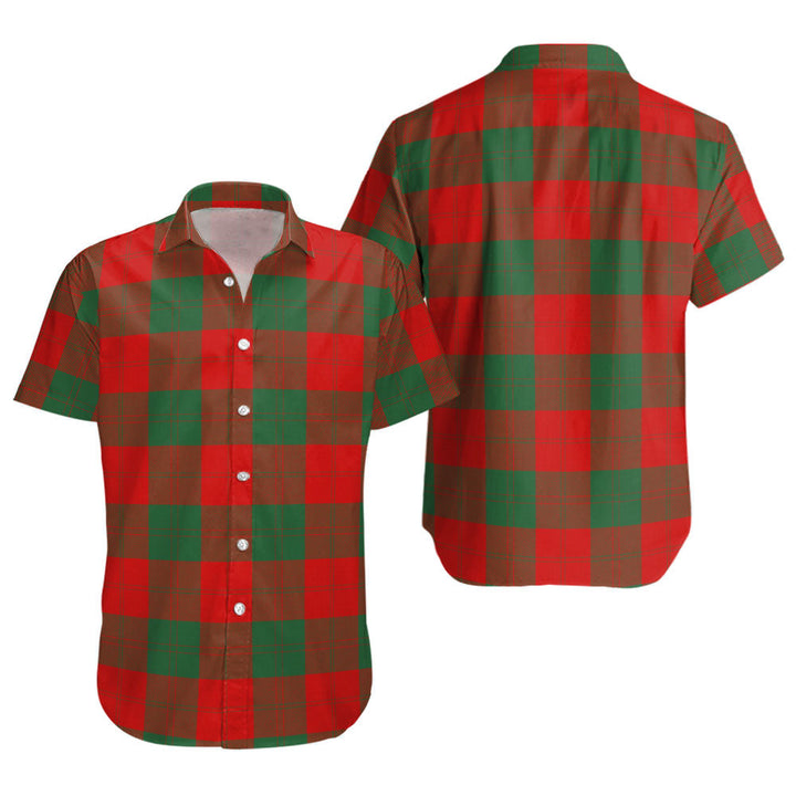 Erskine Clan Badge Tartan Short Sleeve Shirt