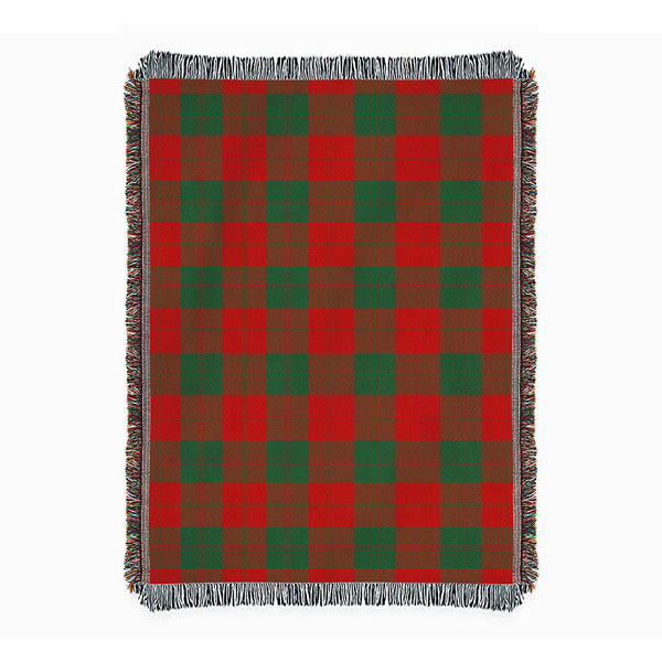 Erskine Clan Badge Tartan Woven Blanket