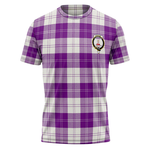 Erskine Purple Clan Badge Tartan T-Shirt