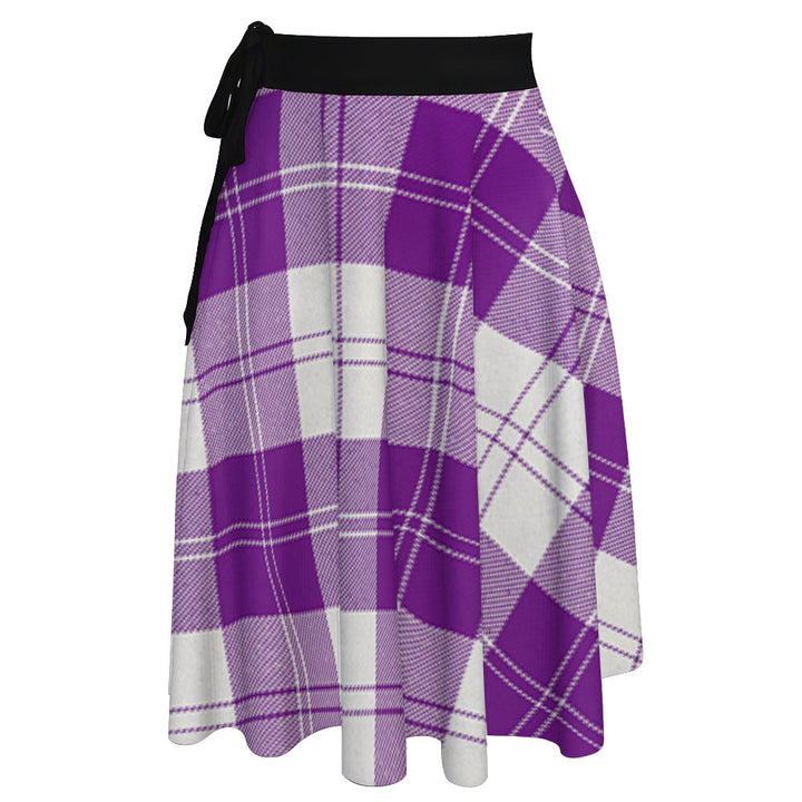 Erskine Purple Tartan Wrap Skirt